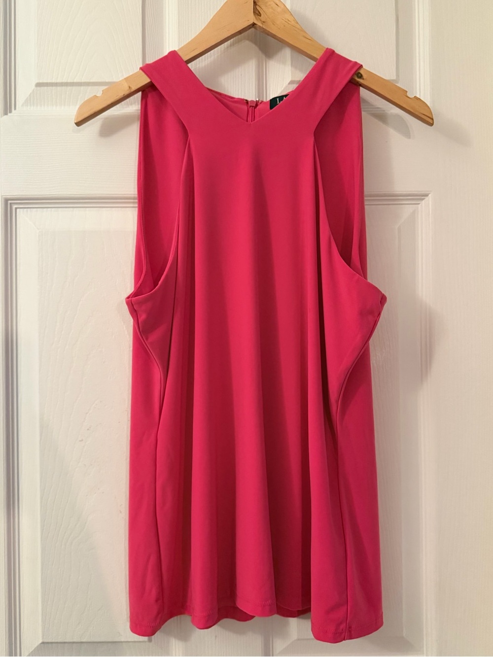 Lauren Ralph Lauren Hot Pink Tank Top Blouse, size XL
